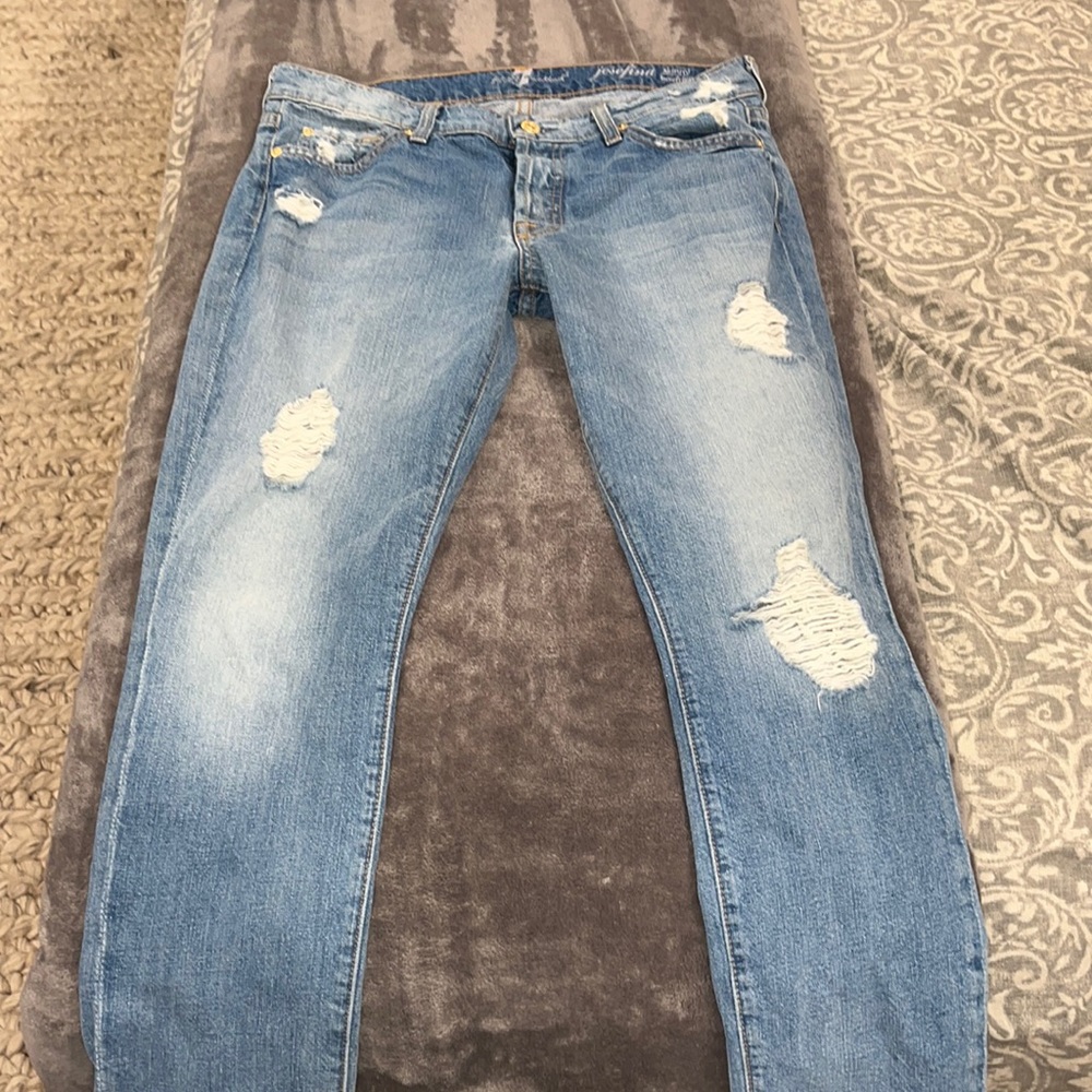 7 for all Mankind Skinny Boyfriend jeans, size 27